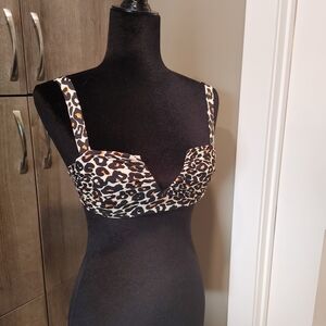 Knix Brown and Black Bikini Swimwear